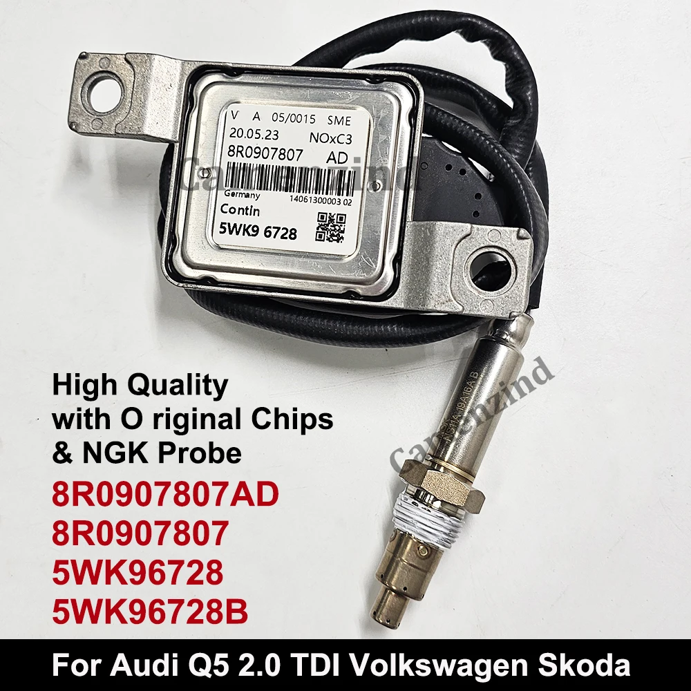 

High Quality Nitrogen Oxide Nox Sensor 8R0907807AD 8R0907807 5WK96728 5WK96728B For Audi Q5 2.0 TDI Volkswagen Skoda , In Stock