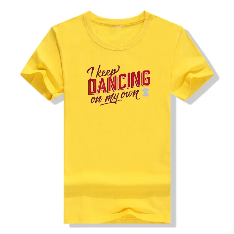 Philly I'm Just Dancing on My Own T-Shirt I Keep Dancing-On-My-Own Philadelphia Graphic Tee Tops Short Sleeve Streetwear Clothes