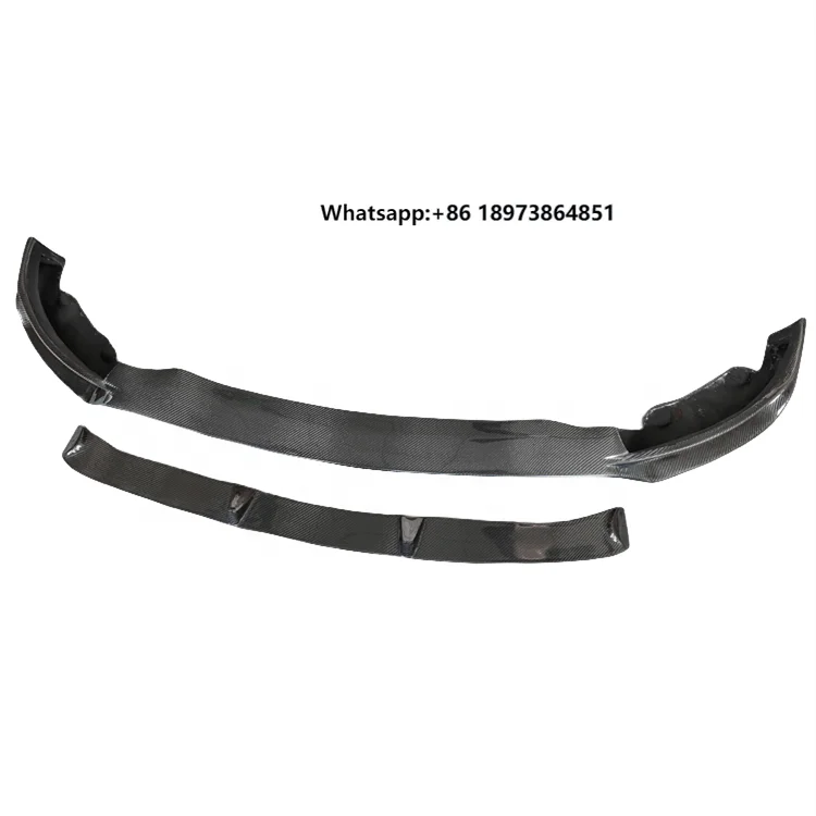 

Model Y Front Spoiler Real Carbon Fiber Front Lip Splitter Exterior Aero Body Kit for Model Y Car Bumper