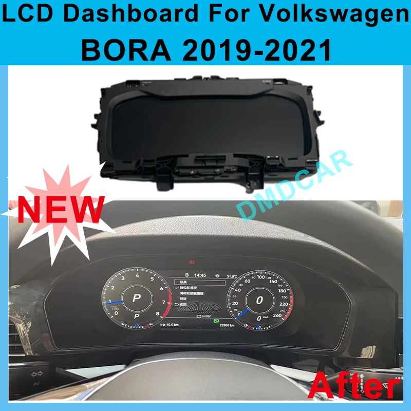 

12.5 Inch Digital Dashboard Panel Virtual Instrument Cluster CockPit For VW BORA 2019-2021 MQB LCD Speedometer