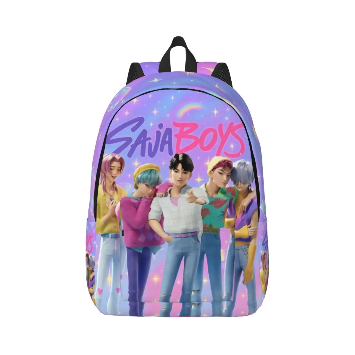

Kpop Demon Hunters for Teens Student School Bookbag Canvas Daypack Elementary High College Travel Bags
