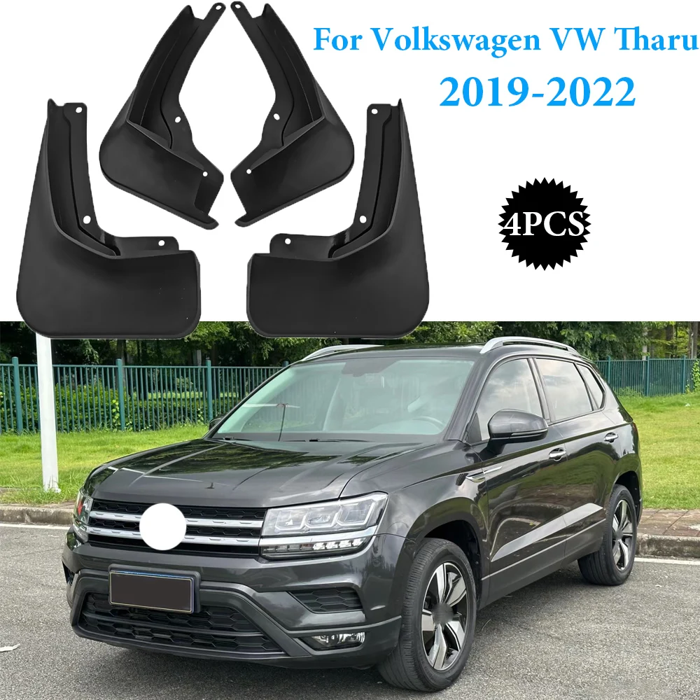 Car-styling For Volkswagen VW Tharu 2019 2020 2021 2022 Splash Guards MudFlaps Front Rear Mudguards Car Accessories