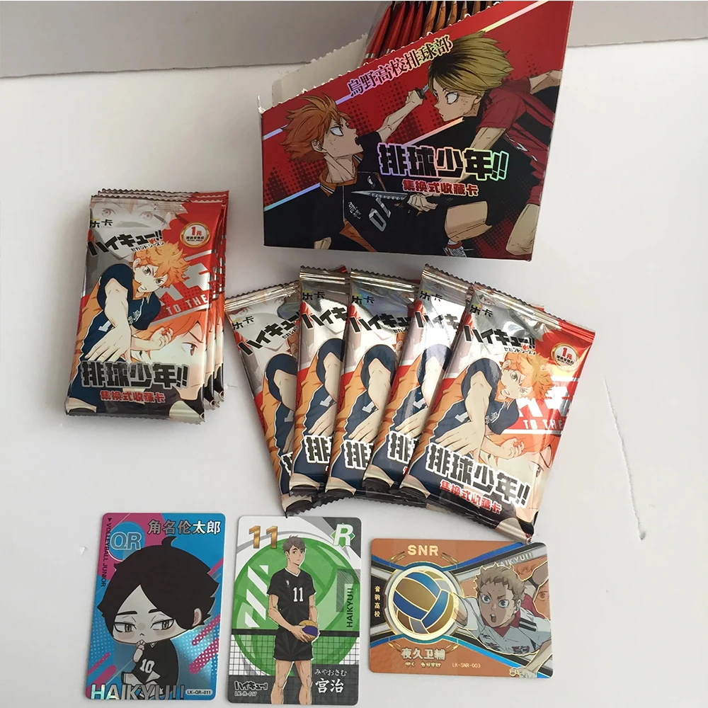 Haikyuu Card The Junkyard Showdown Is Coming Hotly with A Passionate Opening Classic Collectible Card Toys and Gifts