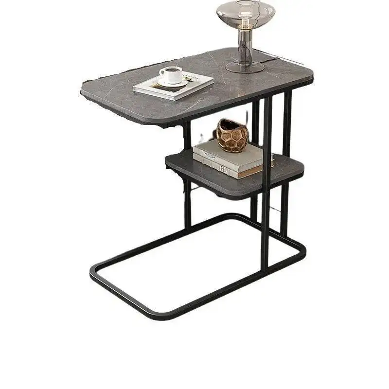 

Small Sofa Side Table Nordic Books Shelf Standing Unique Coffee Table Modern Design Balcony Entrada Recibidor Home Furniture