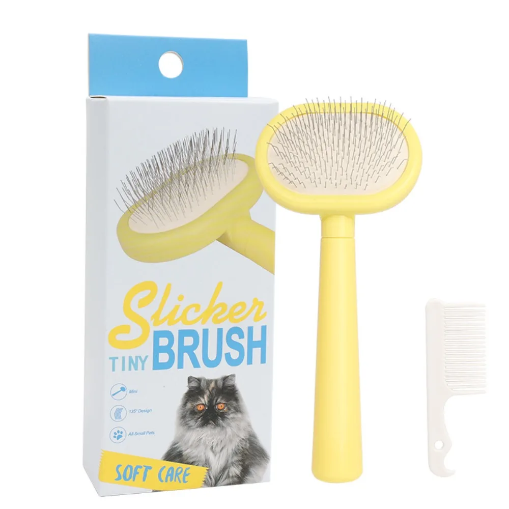 Pet Supplies Cat Comb Pet Grooming Hair Removal Comb Pet Cat and Dog Grooming Brush Pet Cleaning and Grooming Tools