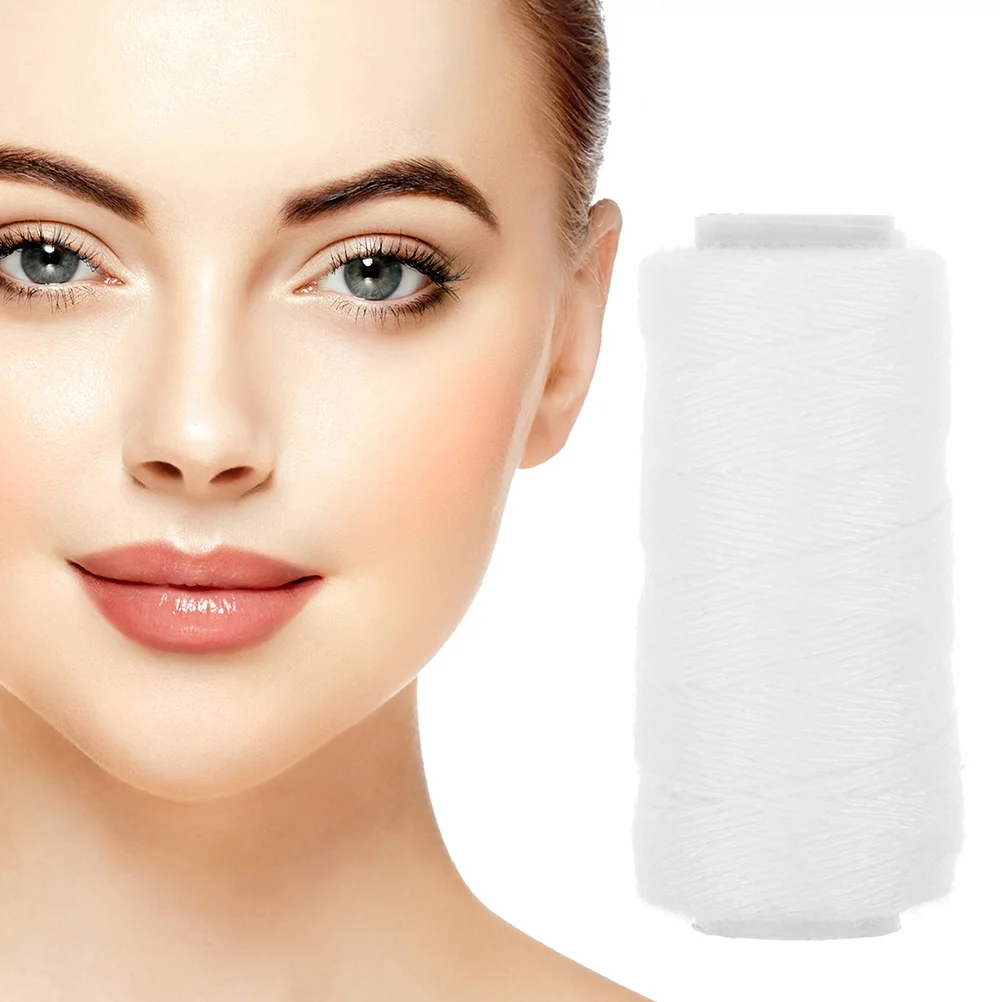 Máquina de tracción facial de 5 rollos, hilo de algodón para enhebrar depilación, depiladora de 580x300x300cm, depiladoras de cejas blancas