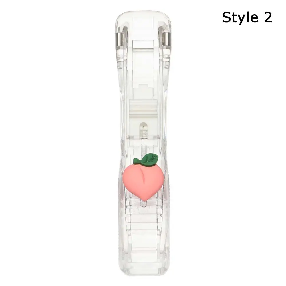 

Colorful Office Supplies Tape Dispenser Desktop Supplies Stapler Staple Remover Binder Push Clamp Snack Sealing Clips Push Clip