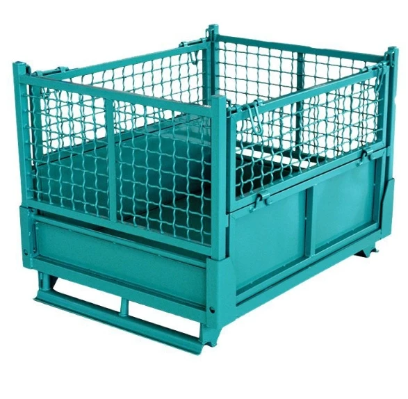 dh- Medium-sized Storage Cages, Foldable Logistics Transfer Boxes, Manufacturer Wholesale Warehouse Thickened Turnover Boxes%