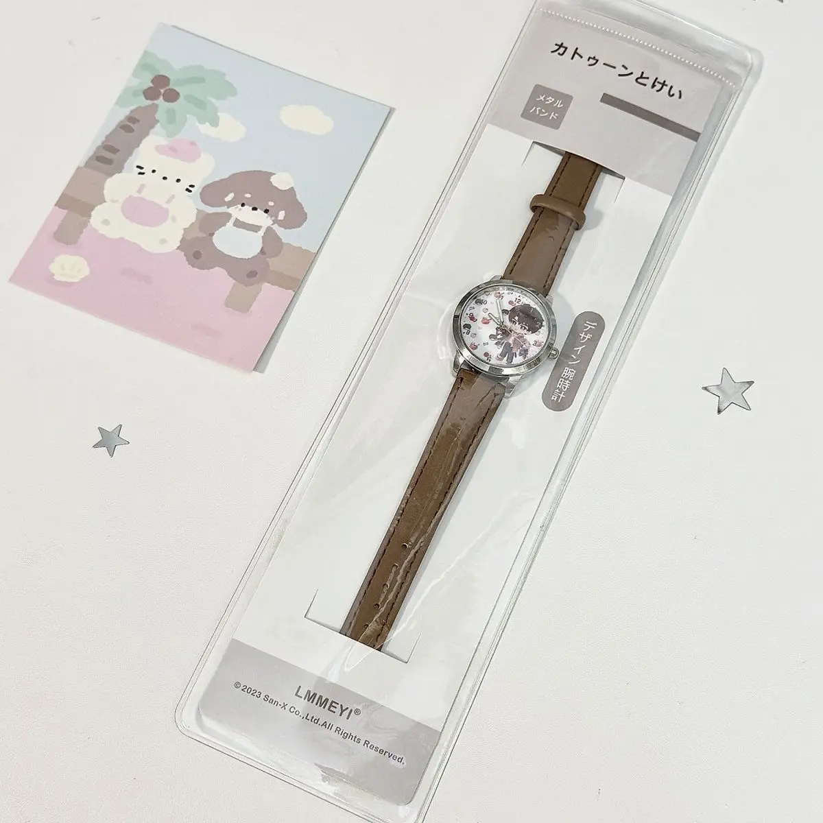 Love and Deepspace Caleb Sylus Rafayel Zayne Xavier Cosplay Student watch round quartz watch luminous pointer watch fans gift‌ view 3