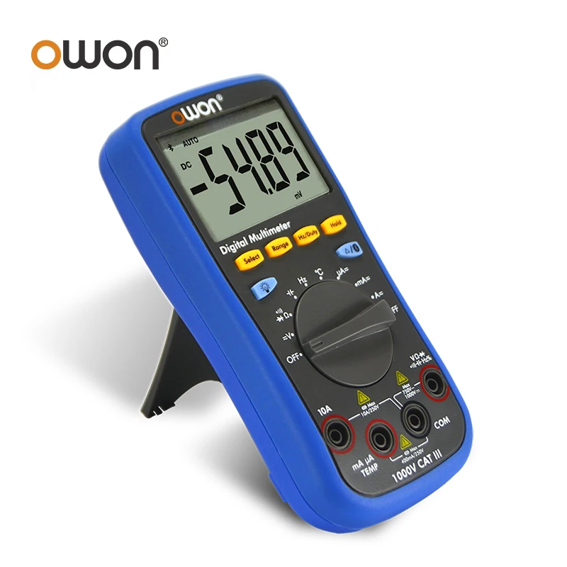 Imagem -04 - Owon B33 Mais D33 Multímetro Digital Multifuncional em Registrador de Dados Mais Multímetro Mais Medidor de Temperatura com Extrato de Fala Bluetooth
