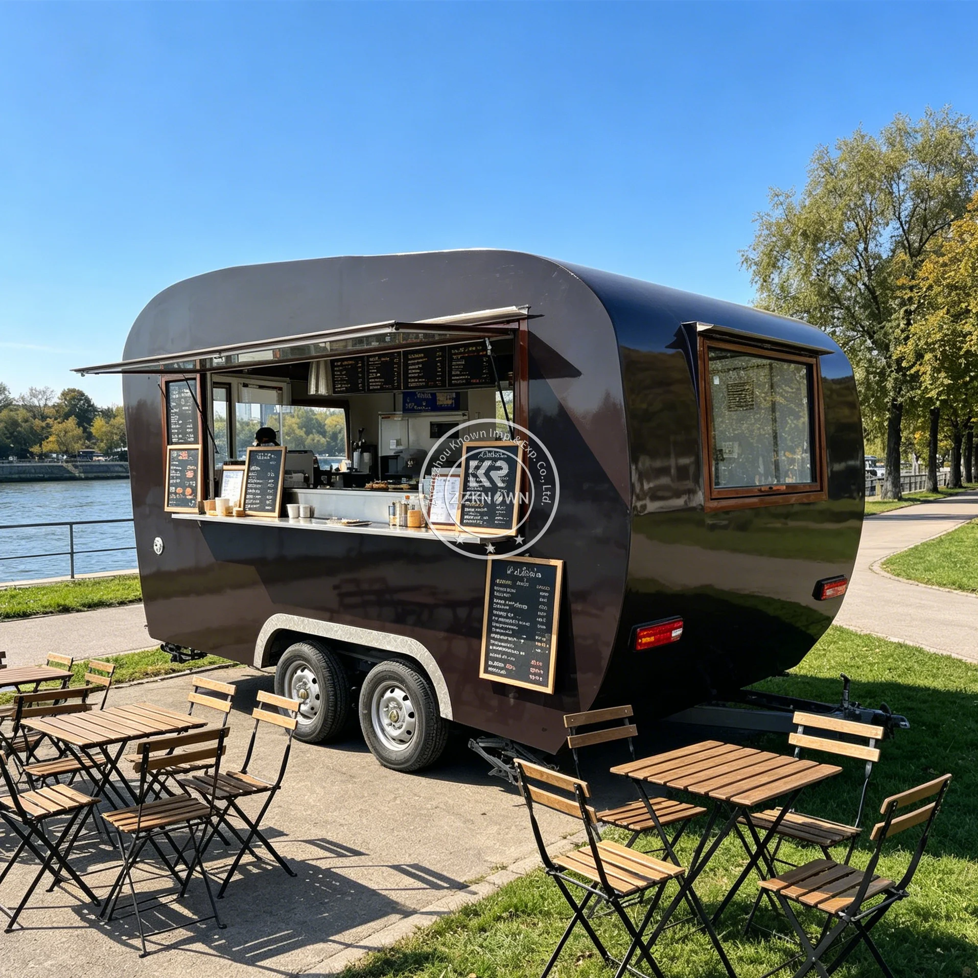 

Concession Food Trailer Foodtruck Catering Trailer Fast Food Cart Custom Ice Cream Truck Mobile Food Truck With Full Kitchen