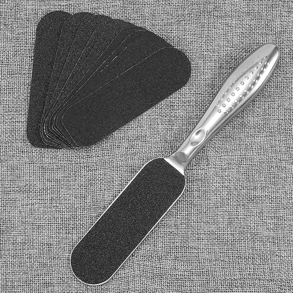 

Premium Double Sided Foot File Stainless Steel Callus Remover for Hard Skin Exfoliating Pedicure At Home Professional Use