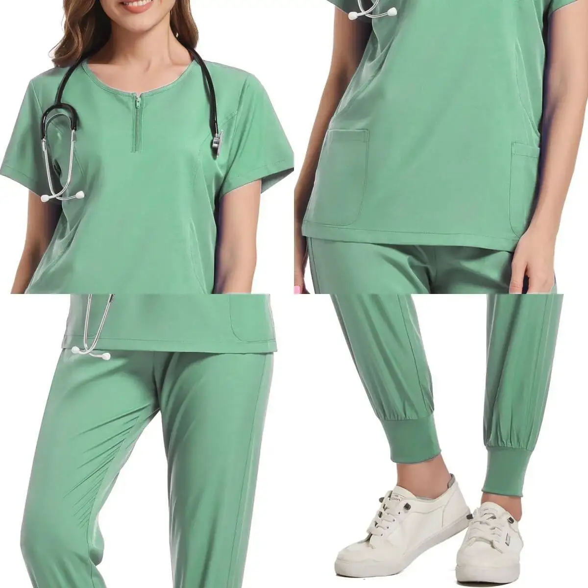 Articles chirurgicaux pour femmes, uniformes de gommage, vêtements médicaux pour dentiste, jogging, ensembles de gommage pour hôpital