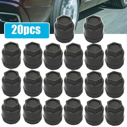 20Pcs Black Lug NUT Covers Caps Fit For BUICK CHEVROLET CHEVY 10028614