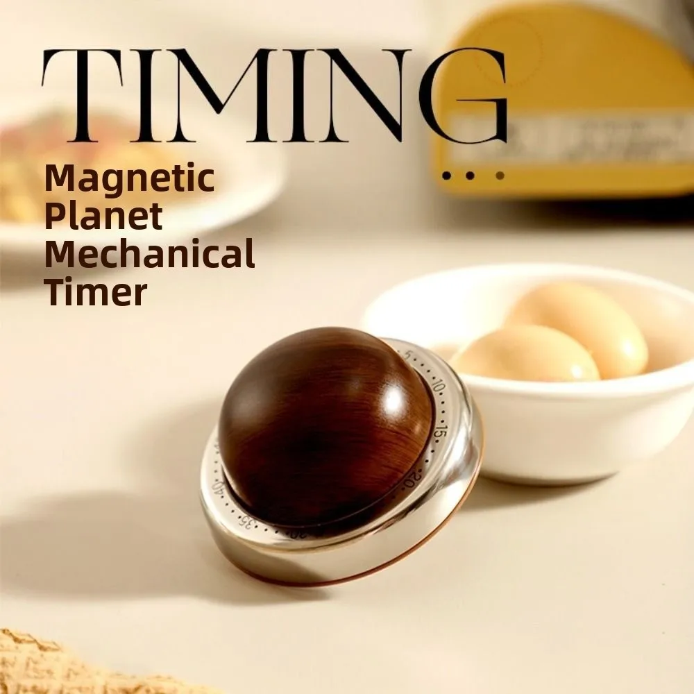 

2in1 Countdown Alarm Clock Magnetic Self Discipline Kitchen Cooking Timer 60 Minutes Adsorbable Baking Reminder Exercise