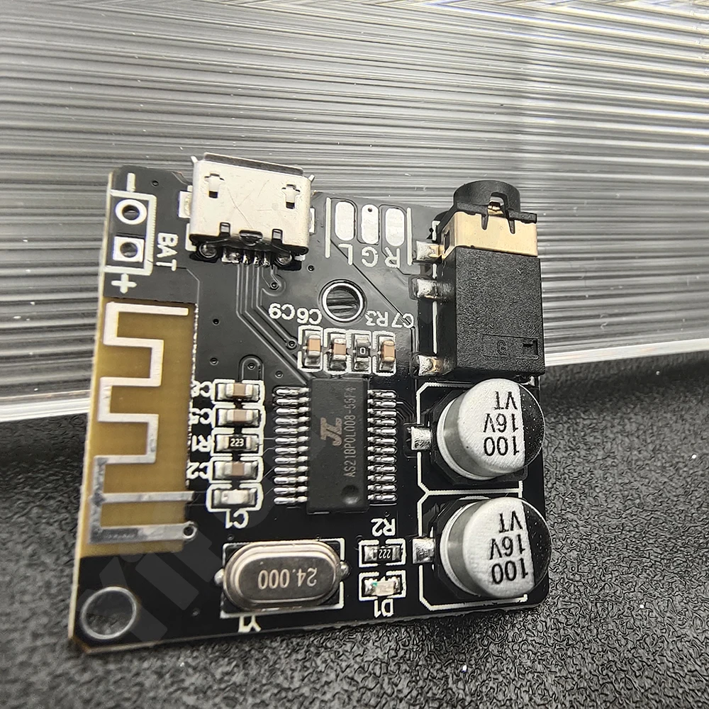 VHM-314 Mini Bluetooth Compatível 5.0 Módulo Receptor De Áudio, MP3 Lossless Decoder Board, Amplificador De Saída De Música Estéreo Sem Fio