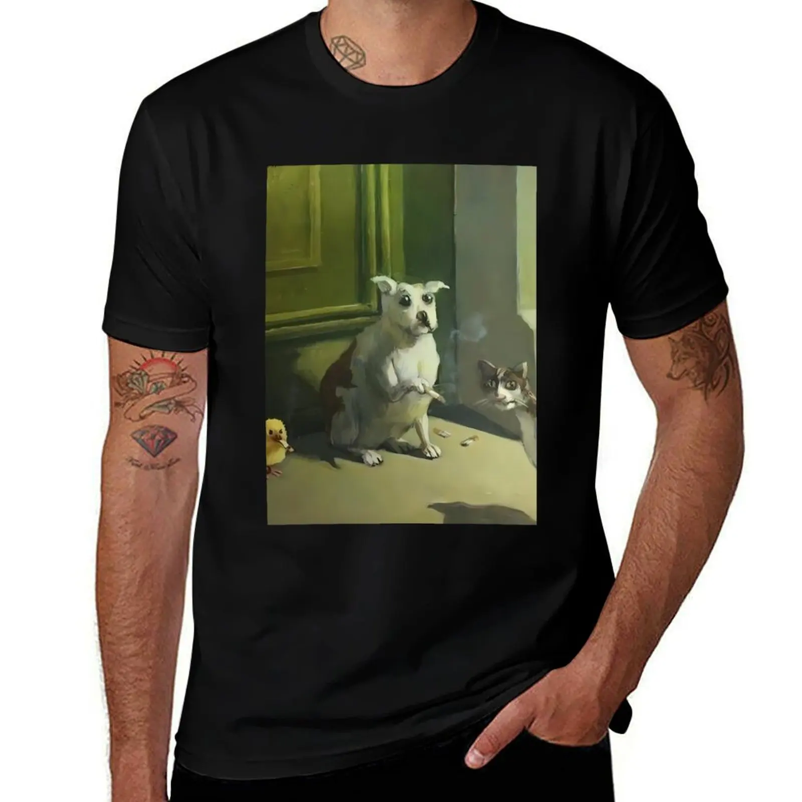 

surreal smoke break \t \t T-Shirt anime t shirts football t shirt funny costumes mens fashion