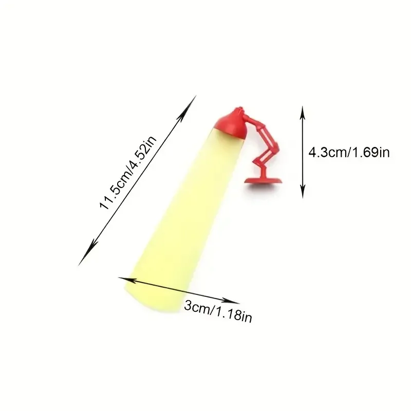 창의적인 학생 책상 램프 디자인 독서 책갈피, 양면 종이 책 페이지 클립, 맞춤형 책갈피, 학용품 선물