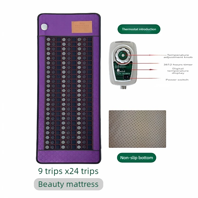 Jade Far Infrared Blanket, Photon Energy Physiotherapy Pad, Magnetic Therapy Beauty Mat, Heating Health Care Mattress for Home