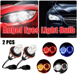 2PCS LED Angel Eyes Luci di posizione Lampadine DRL Lampade da corsa diurna per BMW E39 E53 E60 E31 E63 E64 E65 E66 E83 E87 Fari luminosi