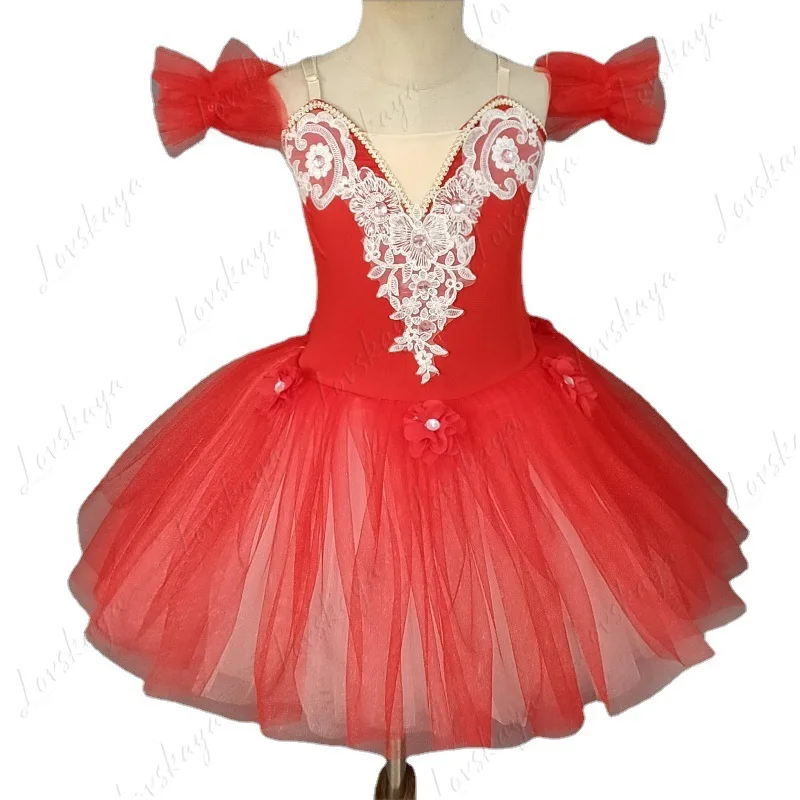 

Балетное платье, пышная юбка, танцевальное платье, наряд для выступлений, костюм для занятий девочками, платье-пачка