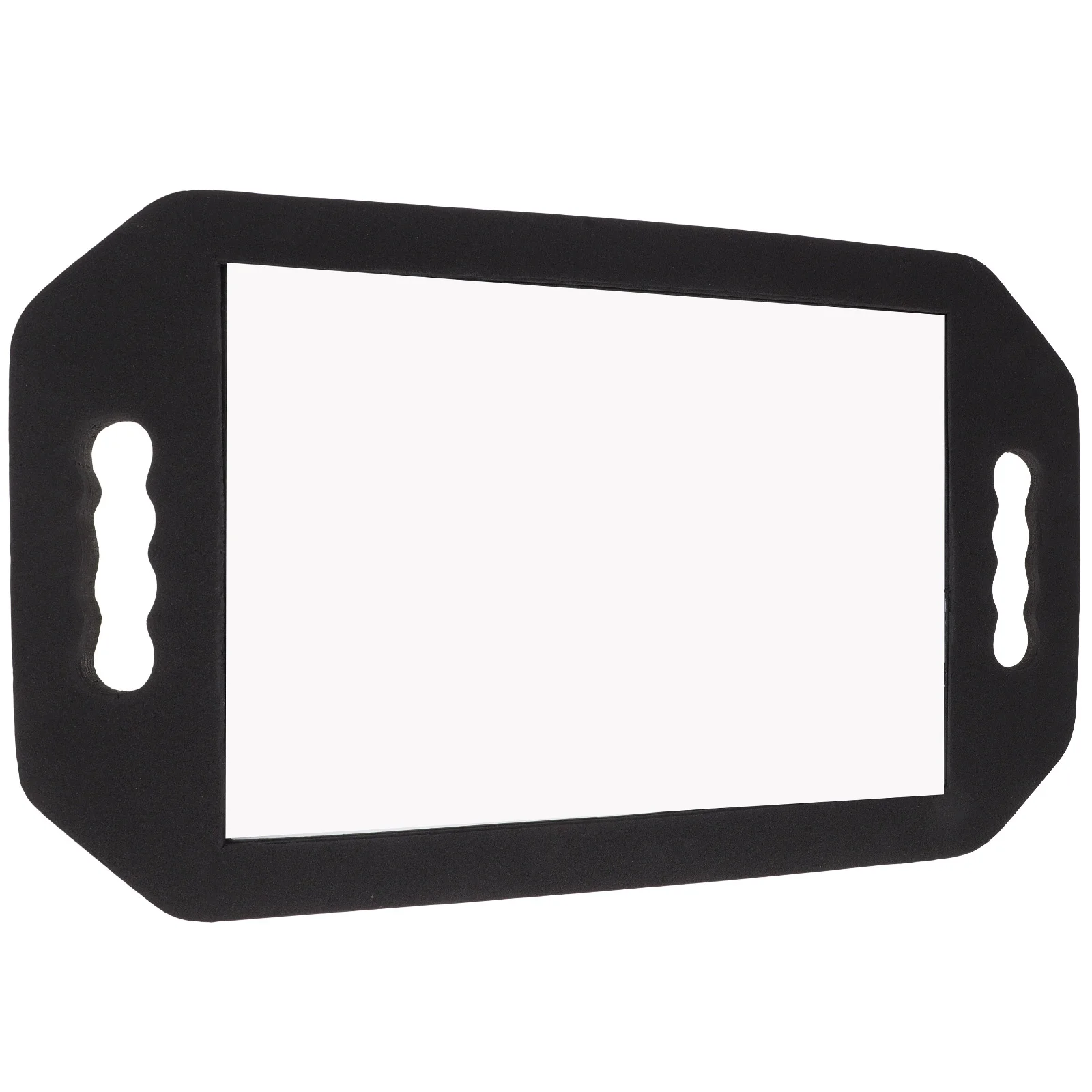 Fallfester quadratischer Make-up-Spiegel mit Eva-Rahmen, rutschfeste Rückseite, Badezimmer-Salon-Kosmetikspiegel für Damen