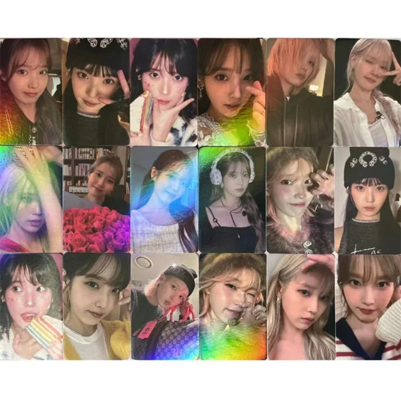 ألبوم بطاقة ليزر IU ، بطاقة لومو الفائزة ، بطاقة لي جي يون اللامعة ، بطاقة بريدية ، بطاقة صور ، بطاقة جمع هدايا للفتيات ، 50 لكل مجموعة