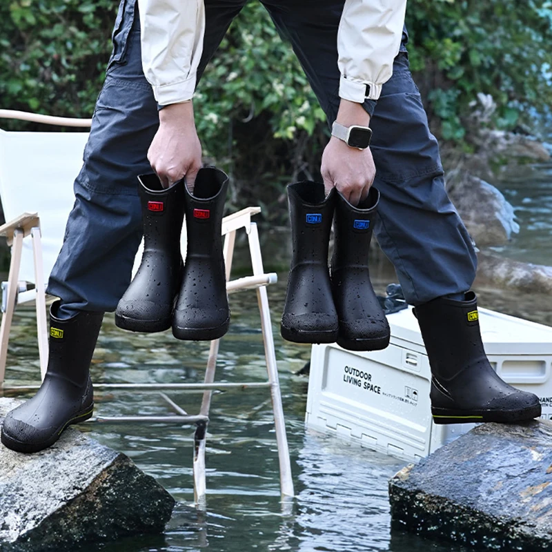 High Quality Marine Non-slip Half-length Boots Wave Cutting Fishing Boots Fishing Waterproof Shoes