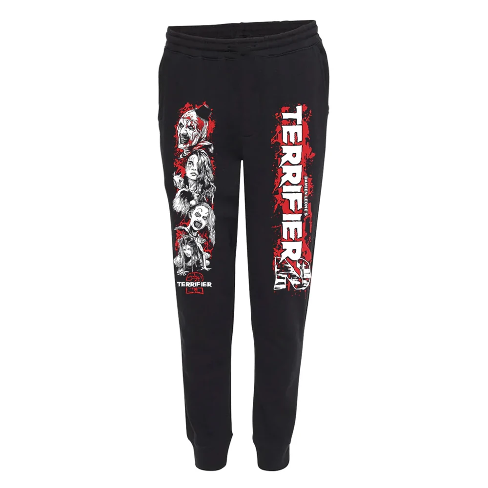 Terrifier Halloween Cosplay Trousers 2024 Horror Movie Merch Long Sleeve Jogger Pants Women Men Sweatpants 3D Pants