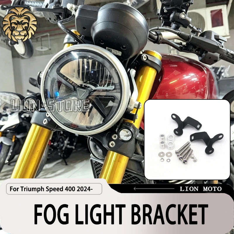 For Triumph Speed 400 2024 2025 2026 Motorcycle accessories Fog Light Bracket speed400