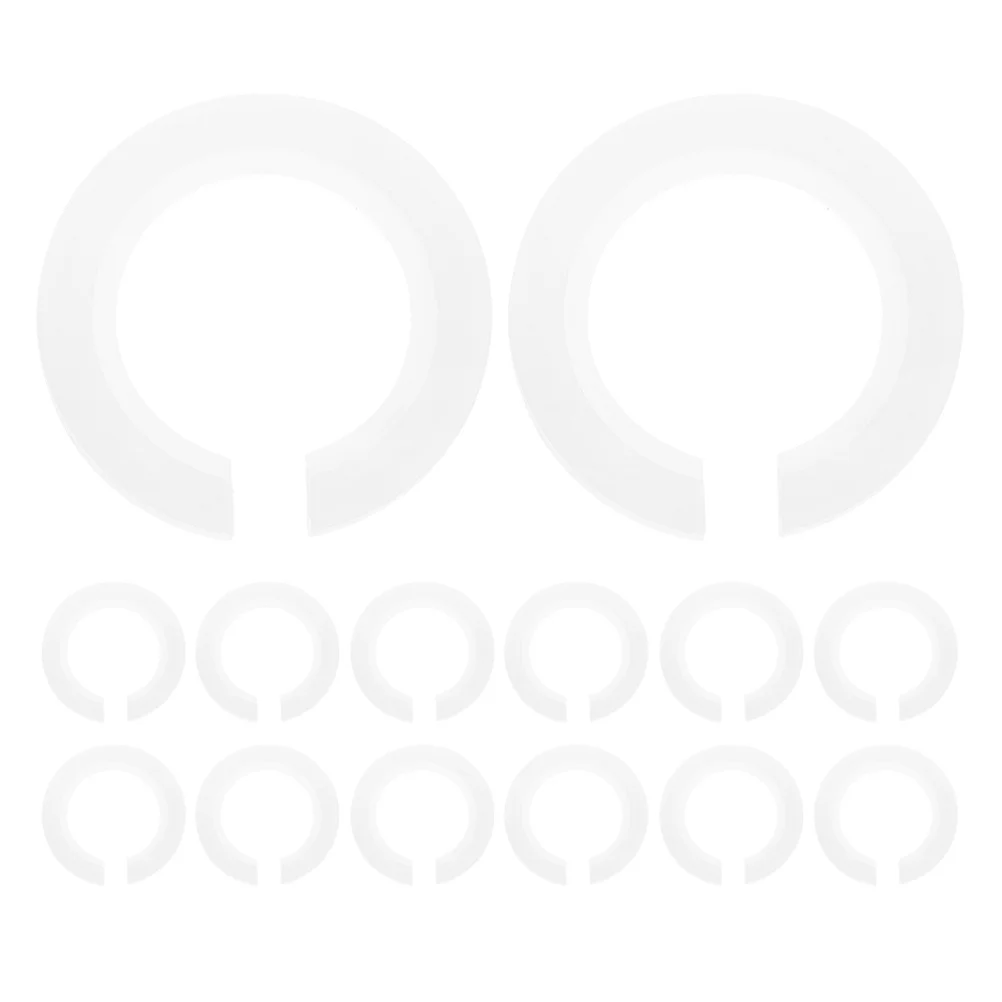 

30Pcs Lamp Shade Reducer Rings E27 to E14 Adapter Plastic Lampshade Converter for Light Fixtures Table Lamp Shade Accessories