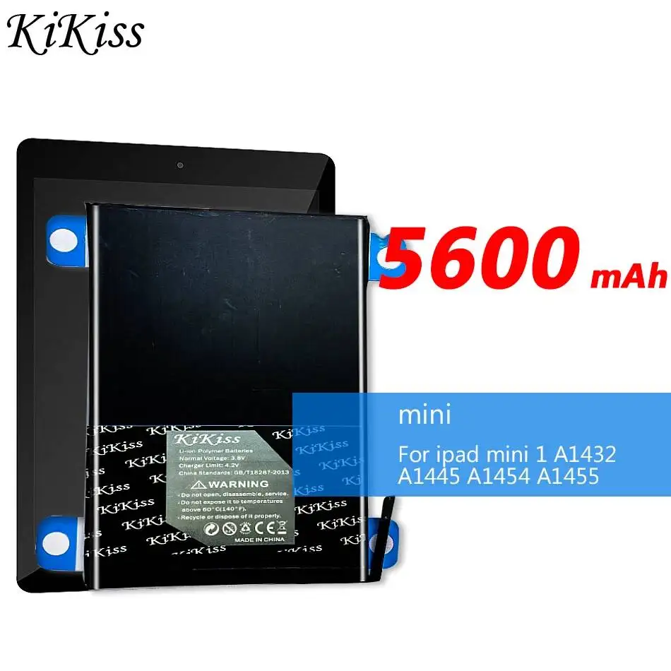 

Tablet Battery Reliable Replacement 5600mAh mini1 Lightweight For Apple iPad Mini 1 A1432 A1445 A1454 A1455