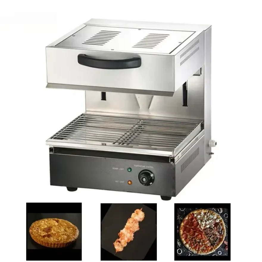 Commercial Kitchen Pita Salamander Grill Steak Gad /Indoor Flat Top Smokeless Bbq Grill Salamander