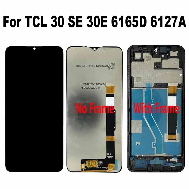 

For TCL 30E 6127A 6127l LCD Display Touch Screen Digitizer Assembly For TCL 30 SE 6165D 6165A 6165H 6156H1 6165A1