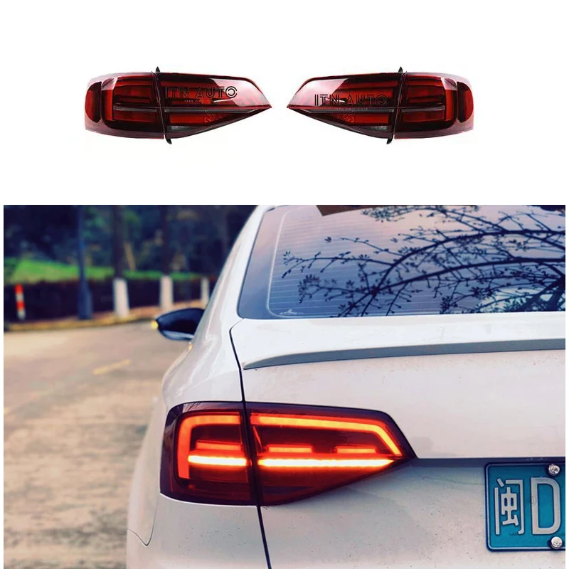 

LED rear Lights dynamic Fog Lights Daytime Running Lights DRL Tail Lamp For VW Jetta 2015-2018 Jetta Mk6 Tuning Cars Accessories
