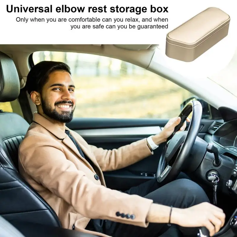 Car Armrest Box Elbow Rest Pad Unique Ergonomic Design Versatile Auto Center Console Box Pad Protector Armrest Extender For Cars