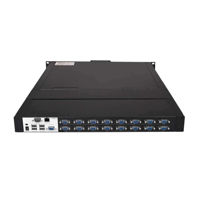 2025 MT-ViKI 19 Inch IP LCD KVM Console Drawer 16 Port VGA, 1U RACK KVM Switch 19'' LCD KVM Switch Over IP view 6