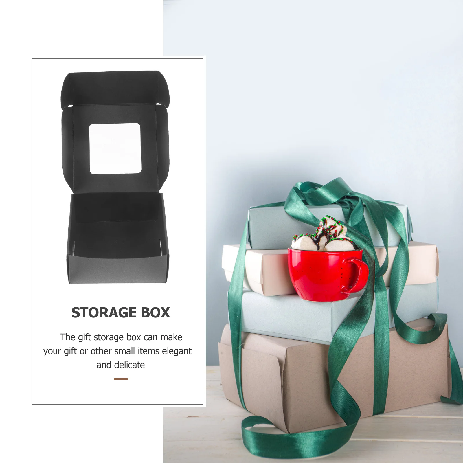 

20pcs Gift Boxes Premium Paper Storage Box For Jewelry Chocolate Party Favor Portable Wrapping Case Trinkets Organizer Festival