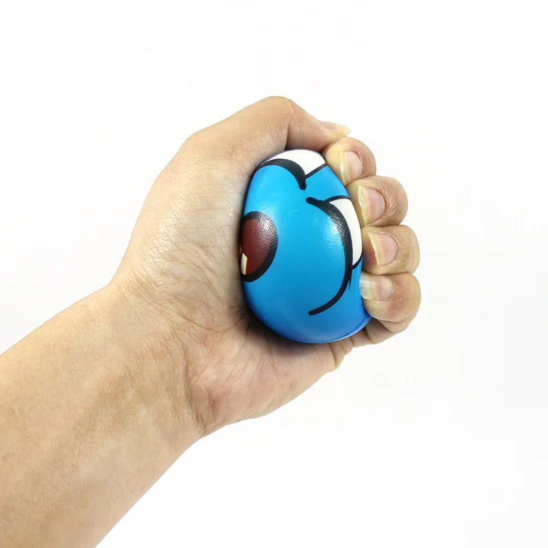 6cm Langsam Aufsteigender Emoji-Stressball, Weicher PU-Schaum Quetschball, Angstlösendes Fidget-Spielzeug für Kinder & Erwachsene, Geburtstagsgeschenk – Detail 5