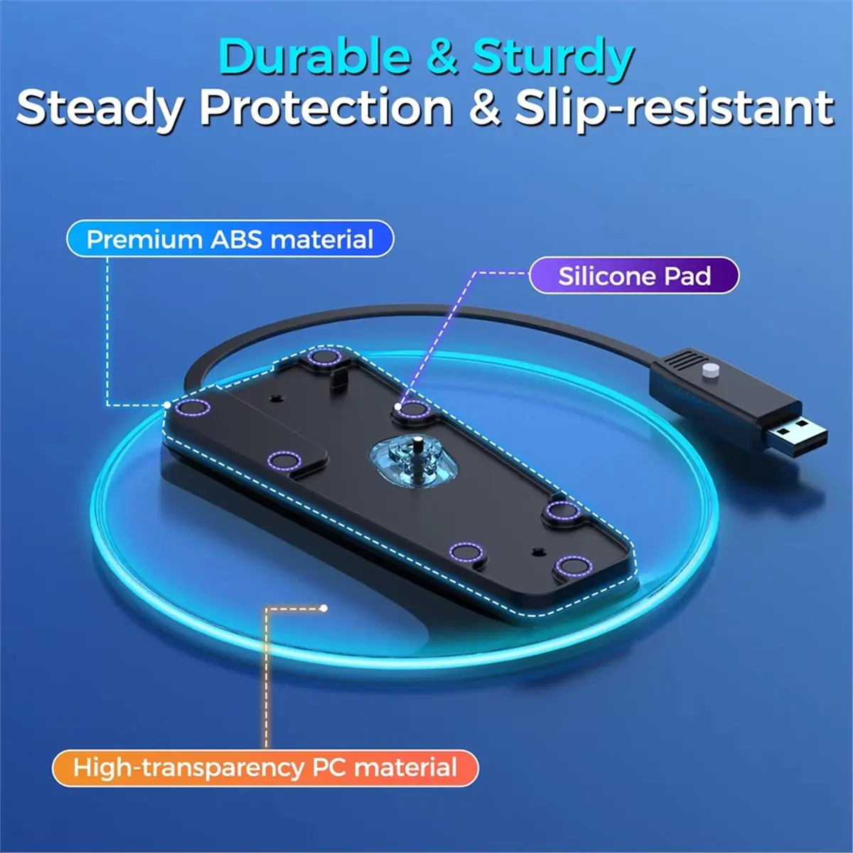 RGB Vertical Stand for & for Slim RGB Lighting Disc & Digital Plug and Play Cooling Stand Accessories