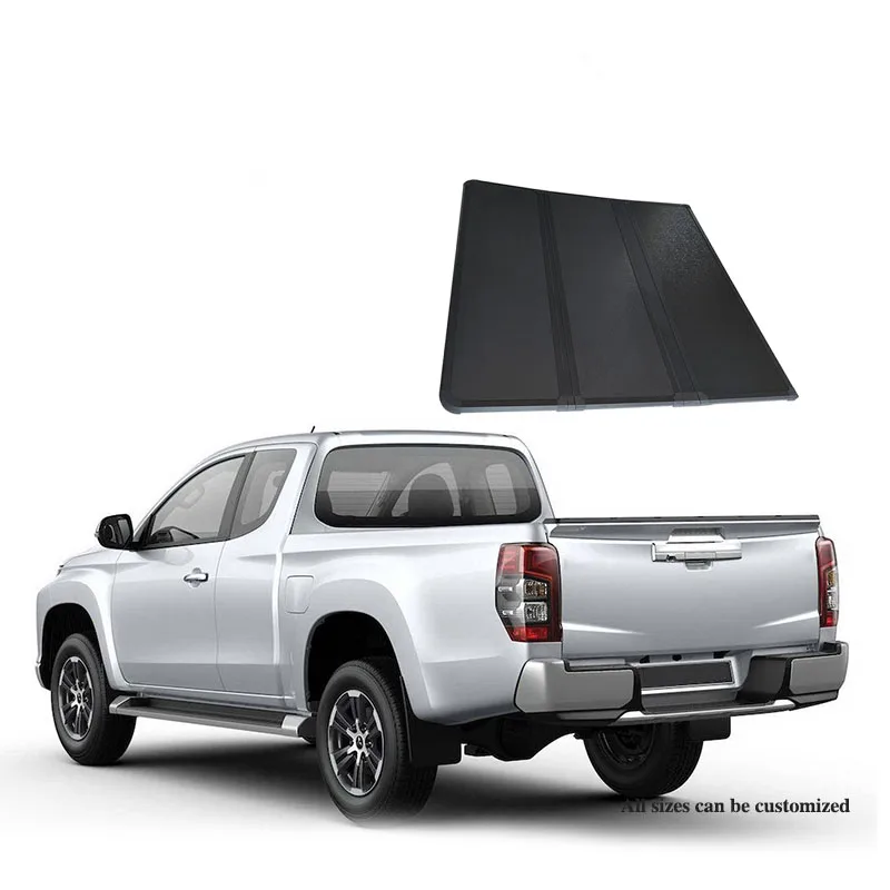 

Waterproof Manual Tri-Fold Hard Tonneau Cover for Pickup Trucks Accessories for Mitsubishi L200 Hilux Tundra Isuzu Models