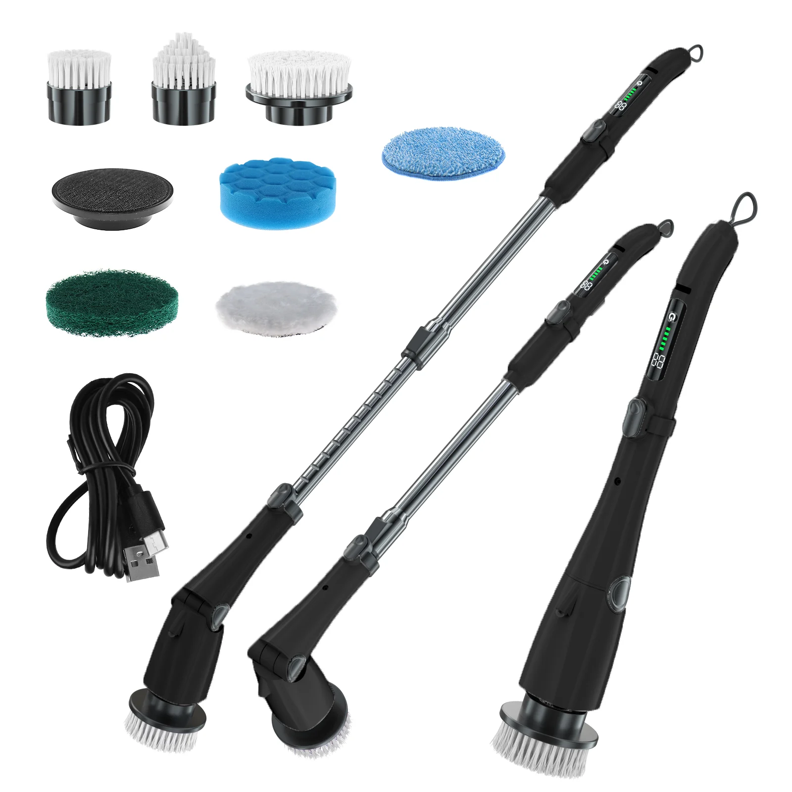 Household Kitchen Trending Products 2024 New Arrivals Usb Rechargeable Electric Cleaning Brushes for Crevice & Gap