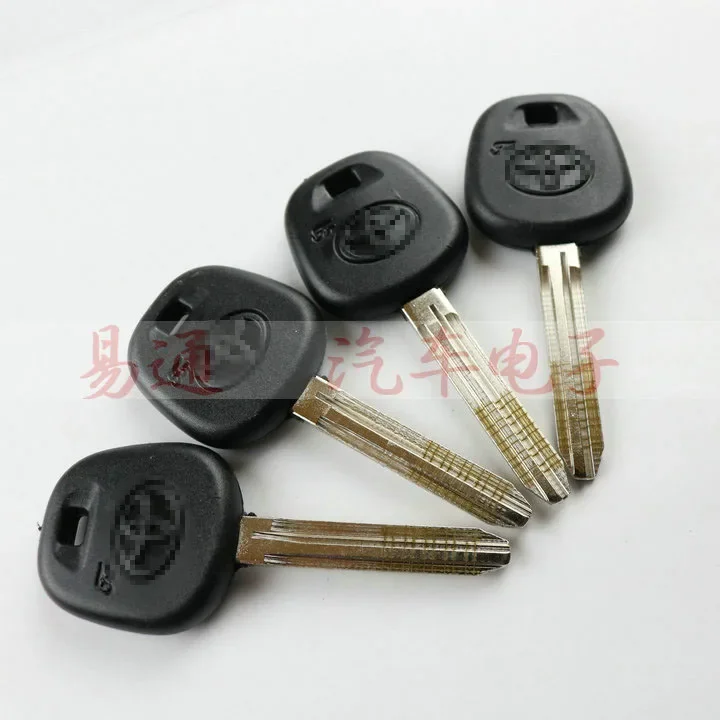 5pcs Toy43at Engraved Line Key for Toyota Camry Reiz Corolla car key scale shearing teeth blank