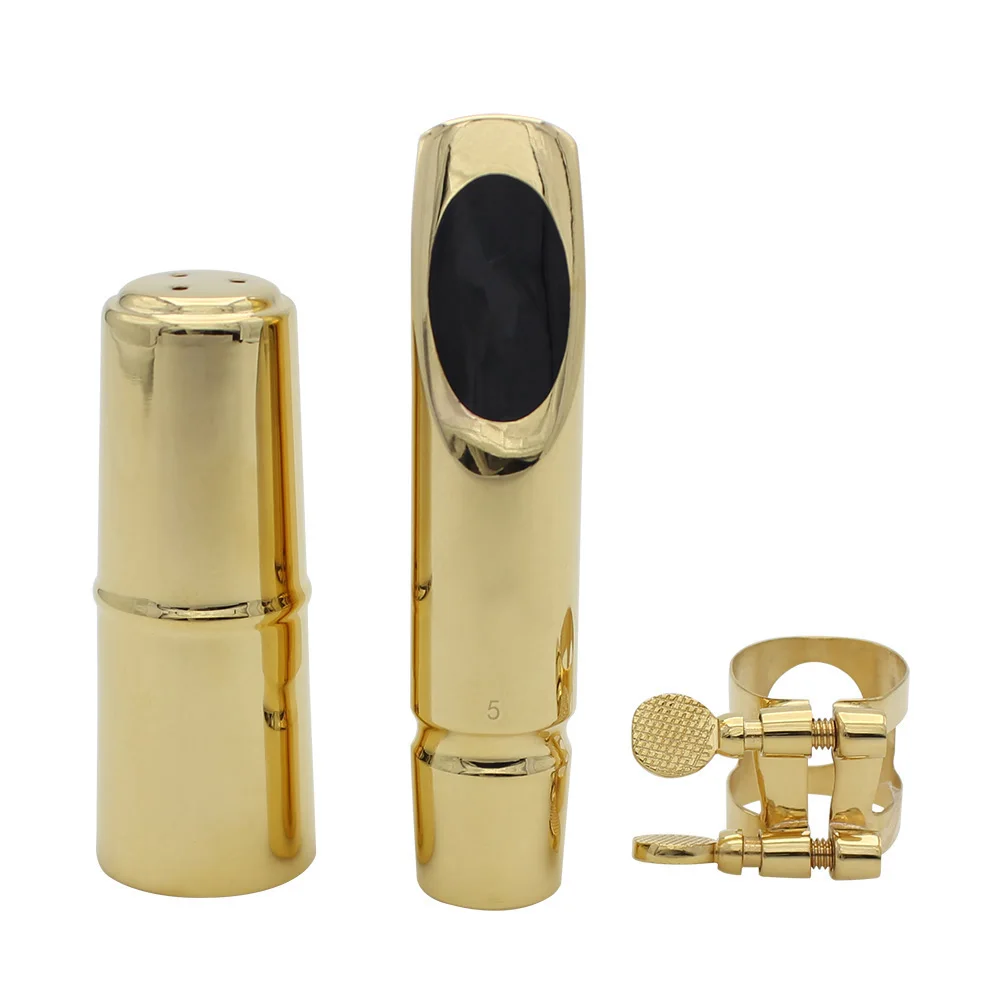 

Gold Alto Saxophone Mouthpiece 5C 6C 7C 8C E Flat Metal Sax Mouthpiece Saxophone Parts Woodwind Musical Instrument Accessories