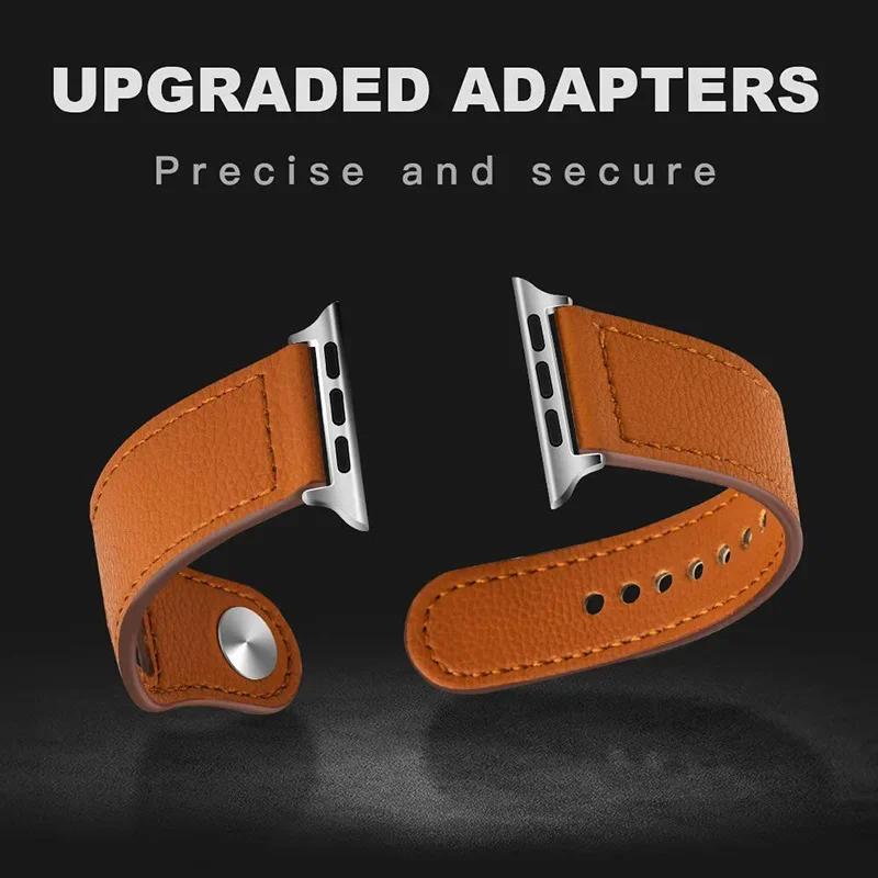 Business Strap For Apple Watch Band 44mm 41/45mm 42/46mm 38/40 Mm 49mm Wrist Bracelet iWatch Series 9 8 se 7 6 5 4 10 Ultra 2 3