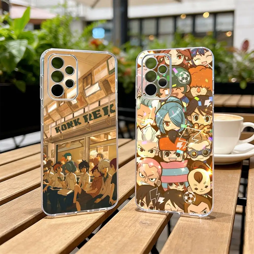 

Inazumas Anime E-Eleven Phone Case For Samsung S25,S24,S21,S22,S23,S30,Ultra,S20,Plus,Fe Transparent Cover