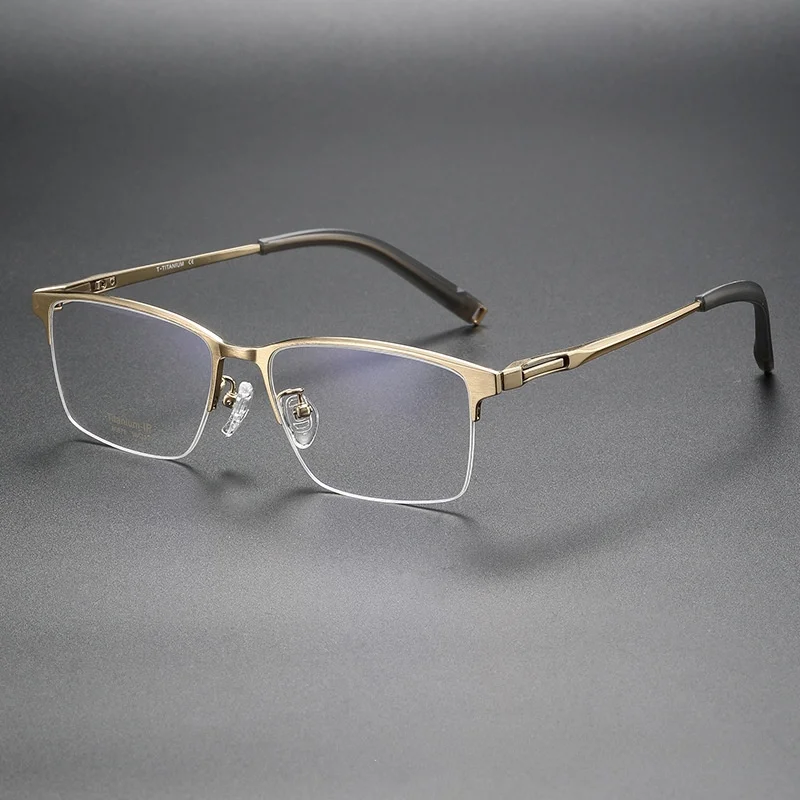 2024 New in Metal Eyeglass Frame Leading Fashion and High Quality Men's and Women's Anti Blue Light Glasses Prescription Glasses