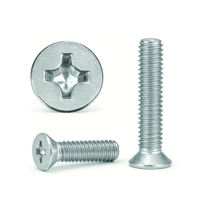 5-50pcs 304 Stainlessy Steel Phillips Countersunk Screws Specifications M1.6 M2 M2.5 M3 M4 M5 M6 Phillips Flat Head Screws/Bolts