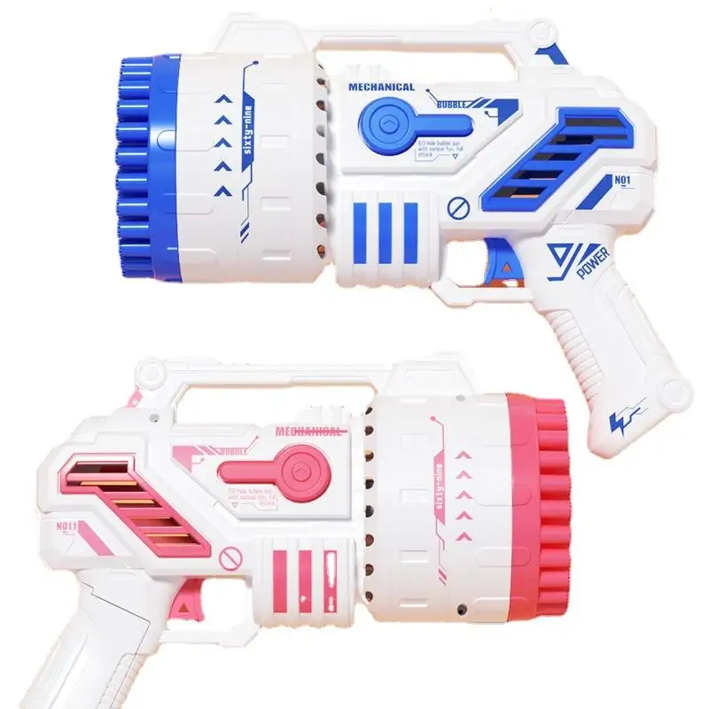 

High Quality Rocket Bubble Machine Toy Unisex ABS Material Rechargeable Bubble Machine Fun Bubble Gun New Summer Toy