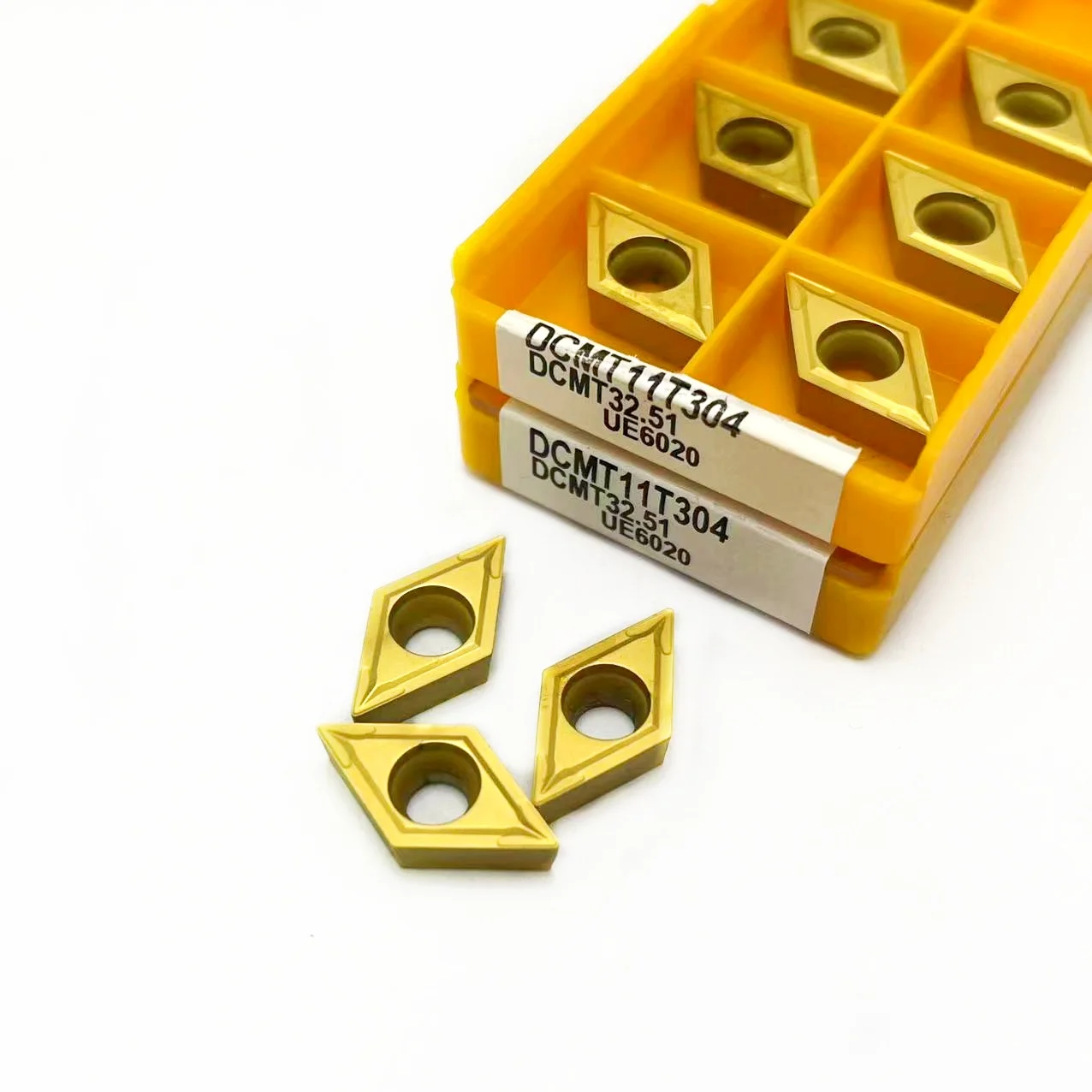 أداة تحول خارجية عالية الجودة ، مخرطة إدراج كربيد ، dcmt11tdcmt11t11t310 VP15TF UE6020 ، DCMT 11T304 DCMT 11t306 ، 10